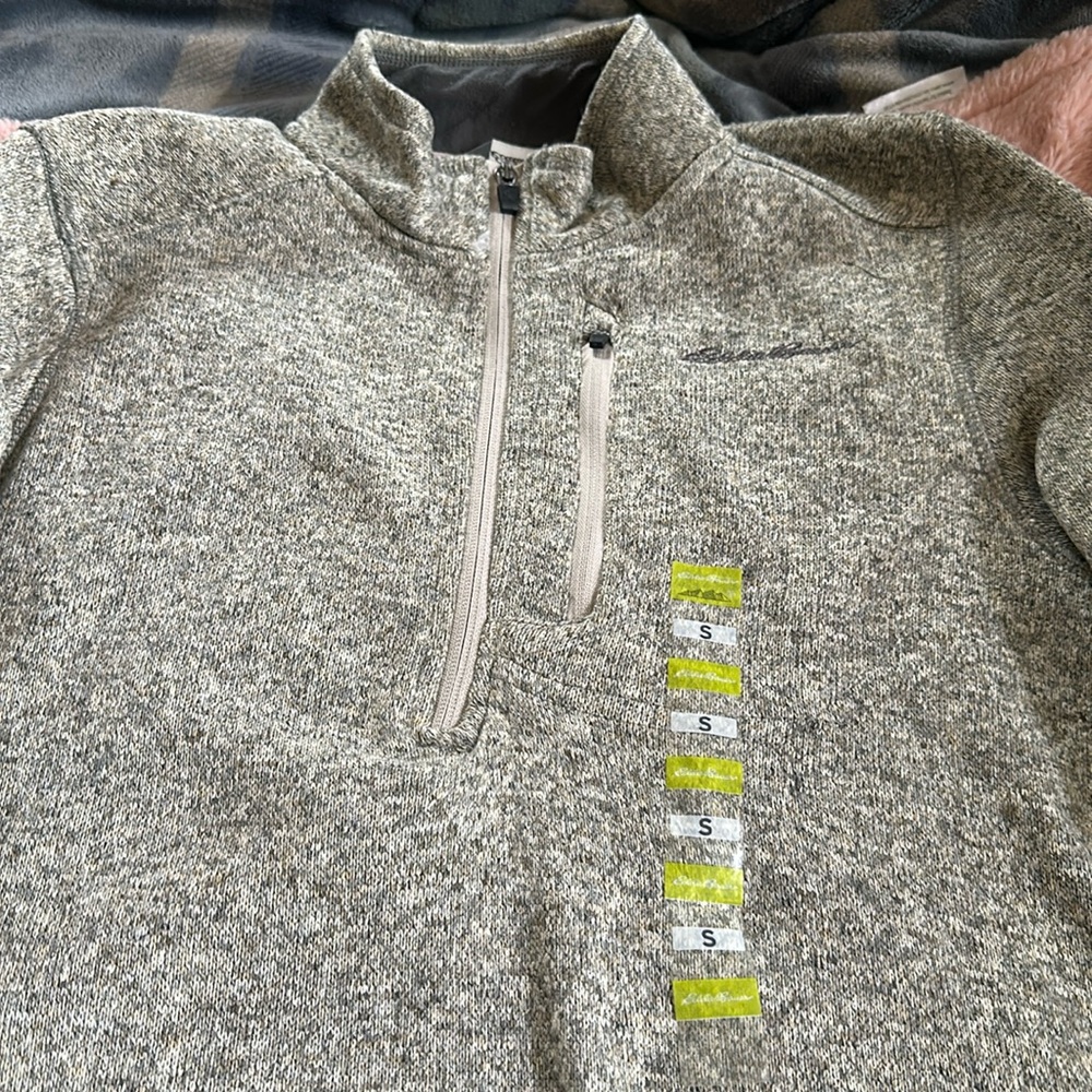 Grey zip up
